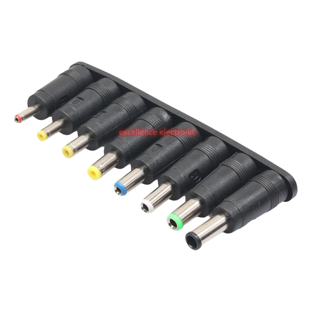 8Pcs AC DC 5.5X 2.1 MM Female Jack Plug Adapter Connectors TO 6.3 6.0 5.5 4.8 4.0 3.5mm 2.5 2.1 1.7 1.35mm Male Power Adaptor