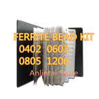 SMD Resistors KIT SMD capacitors kit 0402 0603 1206 0201 0805 1210 2010 1% 170 Values 400 Values 0R-10M ferrite bead sample book