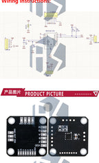 MT6701QT Magnetic Encoder Magnetic Induction Angle Measurement Sensor Module 4 Communication Interface Replaces The AS5600