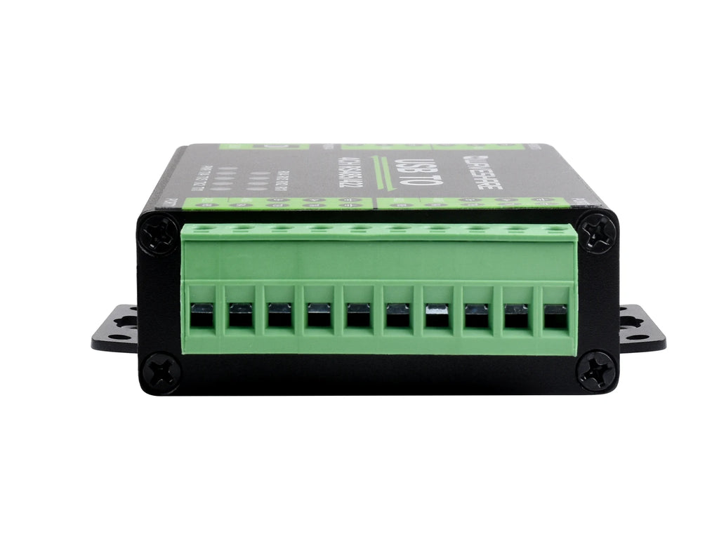 Waveshare Industrial Isolated USB To RS485/422 Converter, Original FT4232HL Chip, Supports USB To 2-Ch RS485 + 2-Ch RS485/422