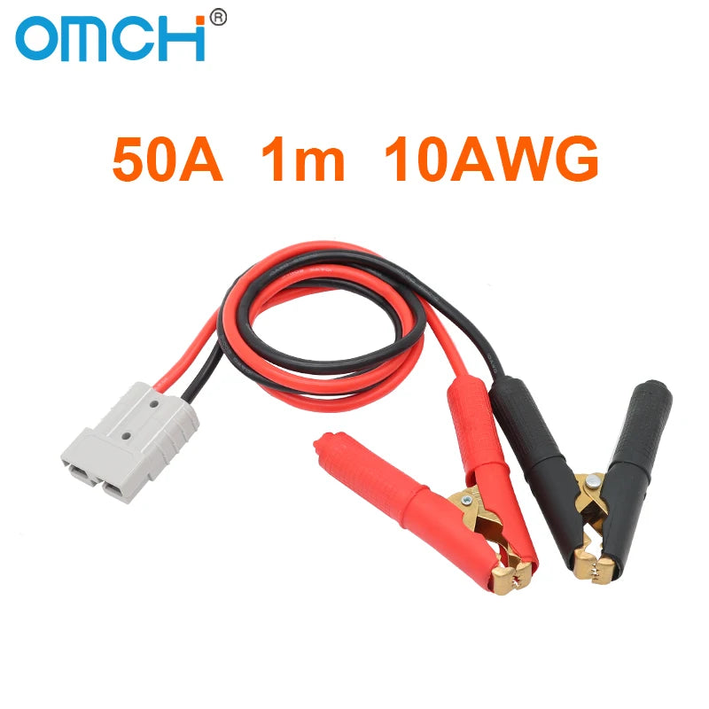 Crocodile Electrical Battery Clamp, Alligator Clips, Test Connector for Jumper Cables Boost, Car Caravan Van, 150A