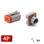 Deutsch DT/DTM/DTP/DTF Multi-Pin Waterproof Connector | 22-14AWG Sealed Plug for Heavy Duty Truck & Bus Electrical Systems