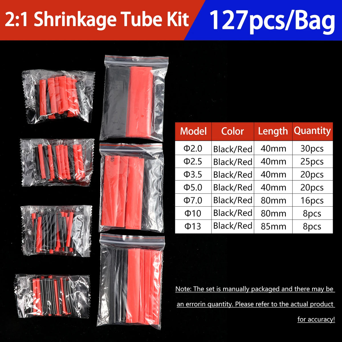 Heat Shrink Tubing Kit 73-900PCS 2:1 3:1 4:1 Ratio Cable Wire Insulation Sleeve Electrical Repair Protector Heat-Shrink Tube Set