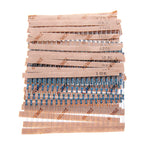 600PCS 30Values 1/4W Metal Film Resistor Assortment Kit -20PCS Each, Boxed for Electronics DIY, Projects & Repair