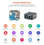 FriendlyElec NanoPi NEO3 Plus SBC with Rockchip RK3328 Cortex-A53 Processor, Mini ARM Computer with Gigabit LAN