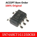 10-50Pcs 100% New SN74AHCT1G125DCKR 74AHCT1G125 BM3 BMS BML BMJ BMG SC-70-5 SN74AUP2G17DCKR 74AUP2G17 HL5 HLF SC-70-6 chips ic