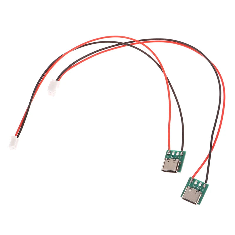 Type-c PCB With Cabel Converter Adapter Micro USB To DIP Female Connector Breakout Board Charging Cable Soldering Board Socket