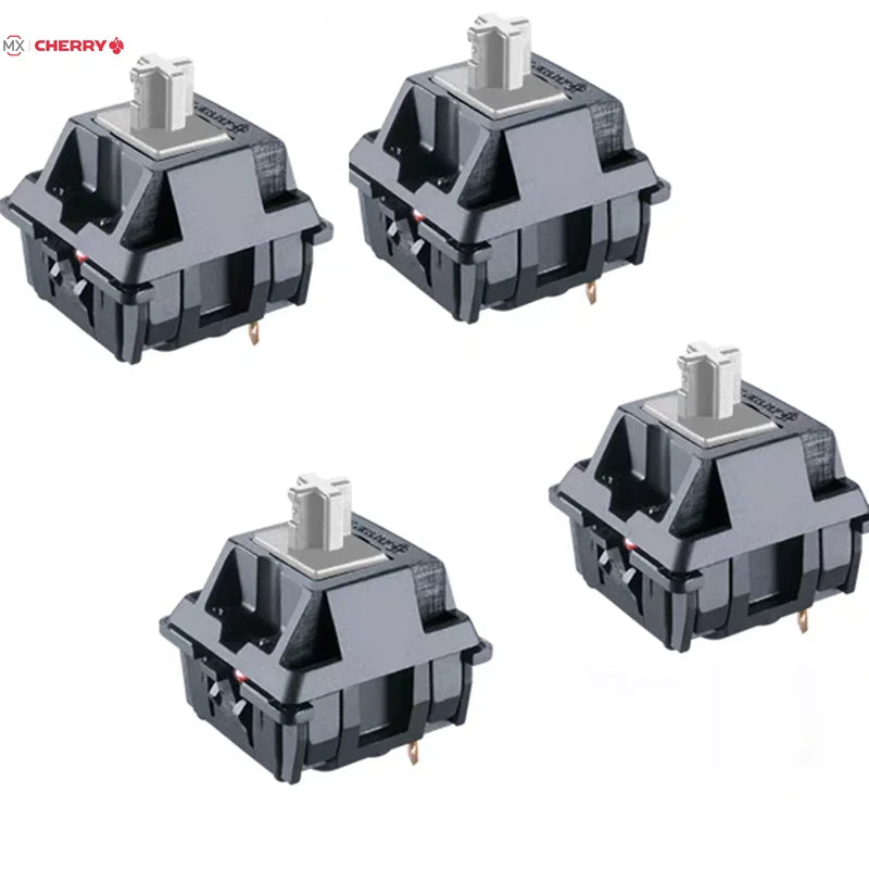 Original Cherry MX Mechanical Keyboard Switches Click Linear Tactile Red Brown Blue Silver Switch 3 Pin Black Shell For PC Gamer