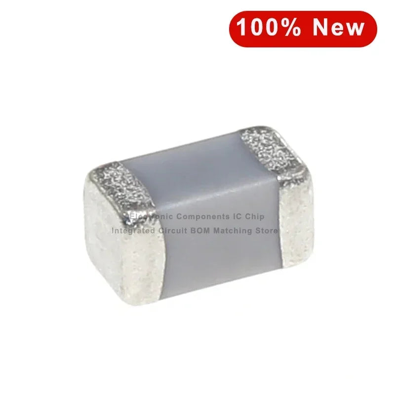 50PCS/Lot 5% 1206 0.1uF 100nF 104J 50V SMD ceramic capacitors C0G NPO  3216 3.2*1.6mm GRM3195C1H104JA05L Genuine stock