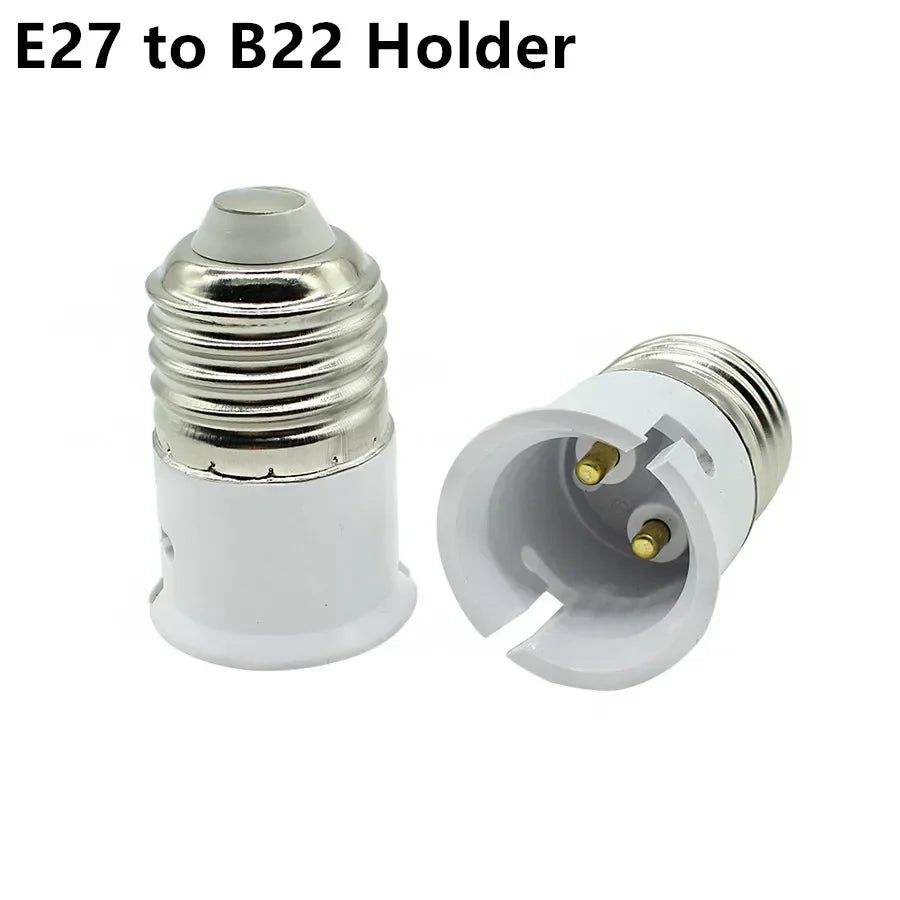 2pcs E26 E27 E39 E40 Gu10 Gu24 MR16 G5.3 G23 G24 G9 B22 BA15D BA15S LED CFL Lamp Holder Light Socket Converter Extension Adapter