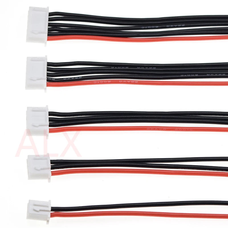 5/10Pcs 1S 2S 3S 4S 5S 6S 22AWG Silicone RC Model Lipo Battery Balancer Charger Plug Wire Connector 2.54mm JST-XH Cable IMAX B6