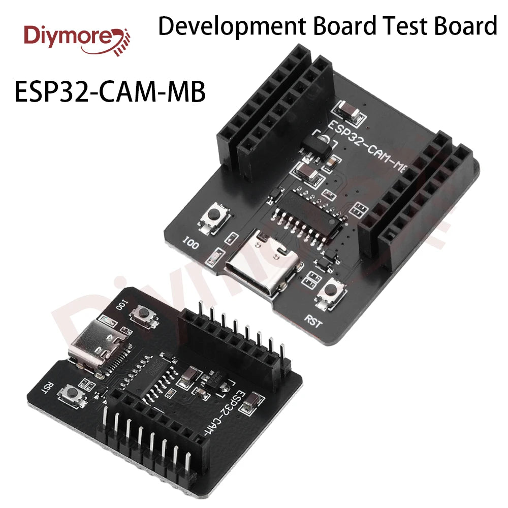 ESP32-CAM-MB Development Board Test Backboard Serial Port Burner Module With Expansion CH340C Type C OV2640 Camera Module