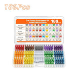Car Fuses Assorted Kit Mini Standard Micro with Box 180Pcs 300Pcs