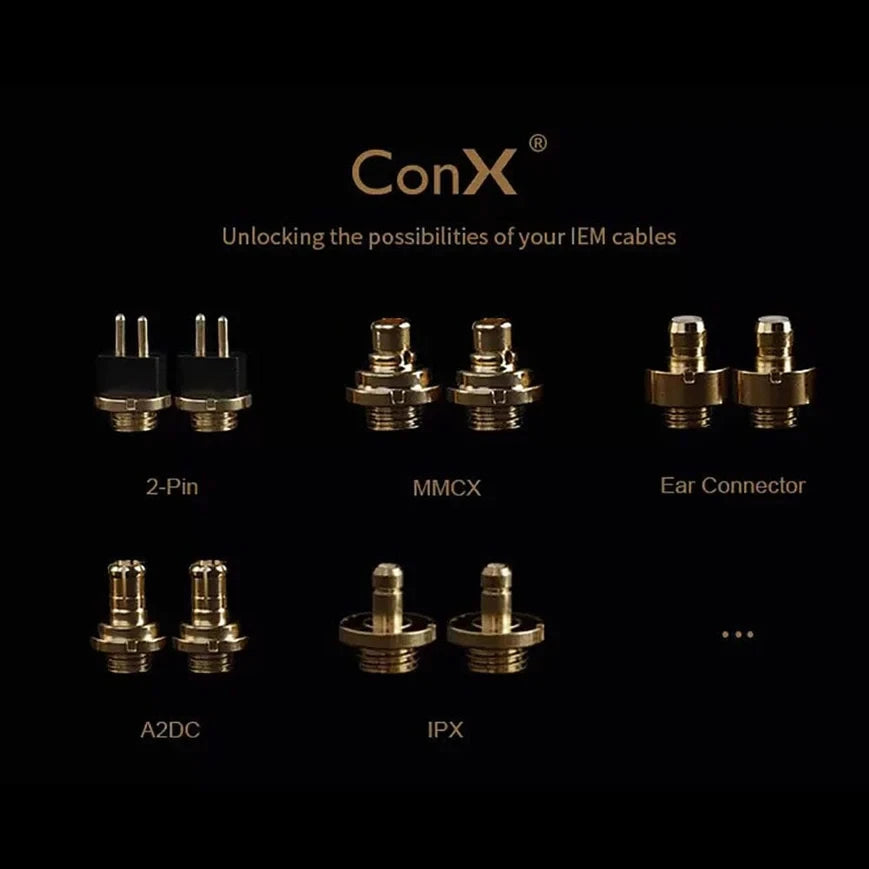 Effect Audio ConX Basic Set & Full Set Connectors-2Pin(0.78mm) / MMCX / IPX /A2DC /Ear Connector (Pentaconn)