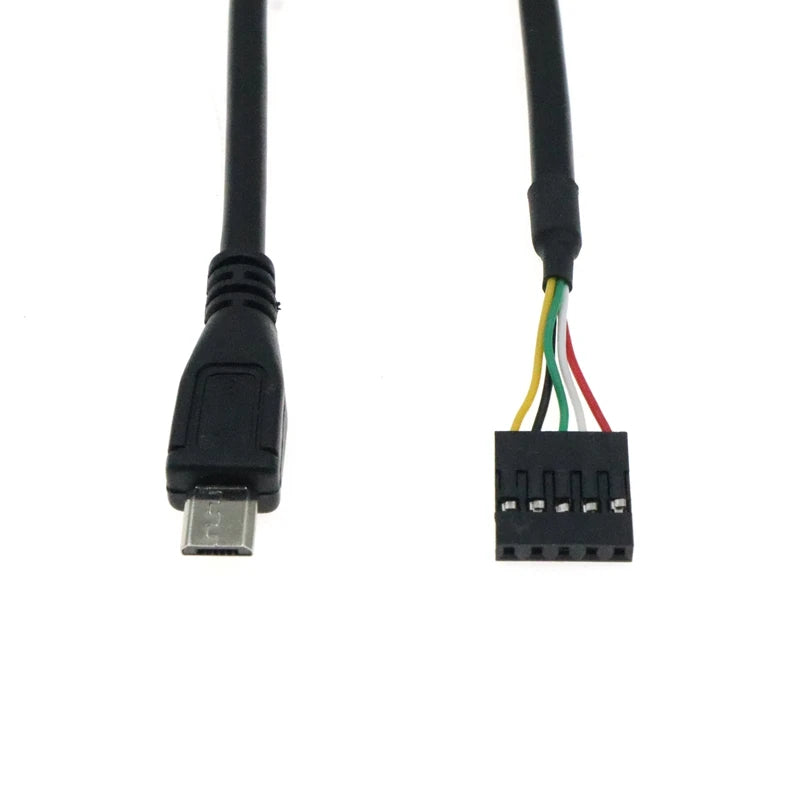 USB Header PCB Motherboard Cable USB 2.0 Micro 5Pin /Mini 5Pin Type-c Male USB Female to 9Pin Female 2.54