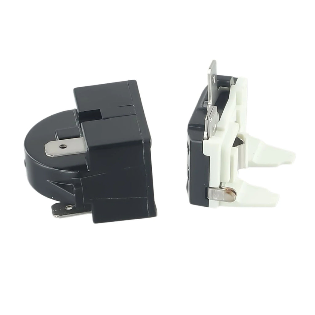 2pcs Refrigerator PTC Start Relay 1/2 Pin 15 Ohm 1/6H Compressor Overload Protector Starting Relay Light Weight Power Supplies