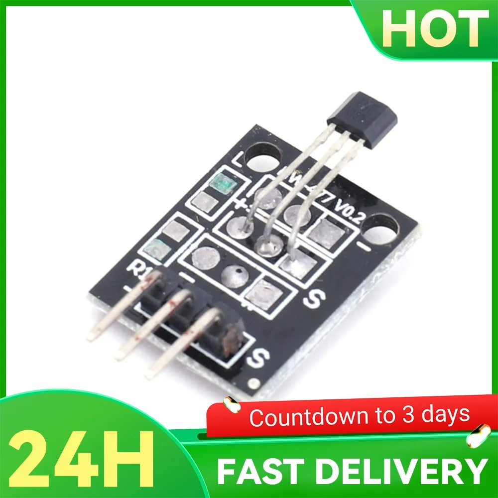 KY-003 Hall Sensors Module A3144 Standard Magnetic Switch Sensor Module for Arduino