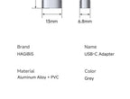 Hagibis USB C To Lightning Adapter Male to Female Charging Converter Data Transfer for iPhone 13/14 Pro Max Earphone Charging