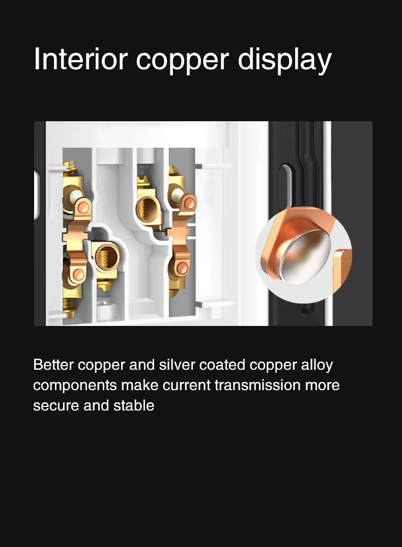 Gold Tempered Glass Wall Switch Panel Led European 16a Socket Retro Toggle Light Switch Eu Uk Standard 2usb Socket 1Gang-4gang