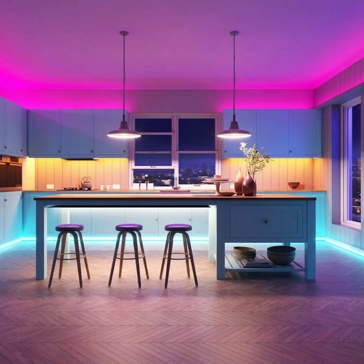 18/LEDs Strip Lights RGB 5050 5M 10M 20M 30M Bluetooth WIFI IR Control Music Sync 5V For Bedroom TV Wall Living Room Decor Party