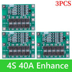 BMS 3S/4S 5A 10A 20A 25A 40A 60A Li-ion Lithium Battery Charger Protection Board 18650 For Drill Motor 12V with Enhance/Balance