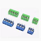 10/20/50Pcs/lot KF301-5.0-2P KF301-3P KF301-4P Pitch 5.0mm Straight Pin 2P 3P 4P Screw PCB Terminal Block Connector Blue Green