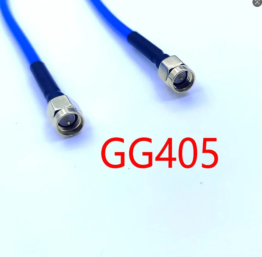 100PCS RG405 SMA Male to SMA Male/ RP SMA Male to RP SMA Male Semi-Rigid RG405 RF 50Ω Coaxial Cable