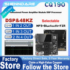 ShennDare CQ380 Digital DSP Module 96kHz 2 In 4 Out Audio Processor FIR Filter for Power Amplifier Speaker Management