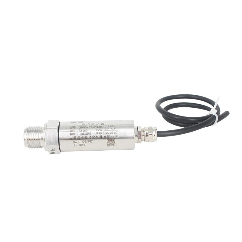 RS485 Modbus 0-50bar 160bar 200bar 300bar Pressure Transmitter G1/4 transducer water Air oil pressure Pressure sensor QDX50A