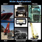 Car Work Light LED Offroad 4x4 Spotlights Fog Lamp Diode Headlight SUV ATV Tractor Boat Trucks Excavator Light Bar 12V 24V