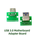 5pcs Micro Mini A Male USB 2.0 3.0 A Female USB B Connector Interface to 2.54mm DIP PCB Converter Adapter Breakout Board
