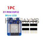 1-10PCS/ D1 Mini LIVE ESP32 ESP-32 WiFi+Bluetooth Internet of Things Development Board based ESP8266 Fully Functional TYPE-C