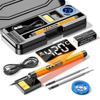 Portable Cordless Digital Soldering Iron USB Charging Adjustable Temperature 260-420℃ Solder Iron Multifunctional Intelligent