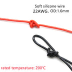 20/10/5Sets JST-XH 2.54mm Pitch 1S 2 Pin Connector Male Female Plug Socket RC Lipo Battery Balancer Charger 22AWG Silicone Wire