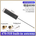 2Pcs/lot 433/470/868/915 MHz Built-In PCB Board Antenna Lora Bd+GPS Module High Gain Fpc Antenna
