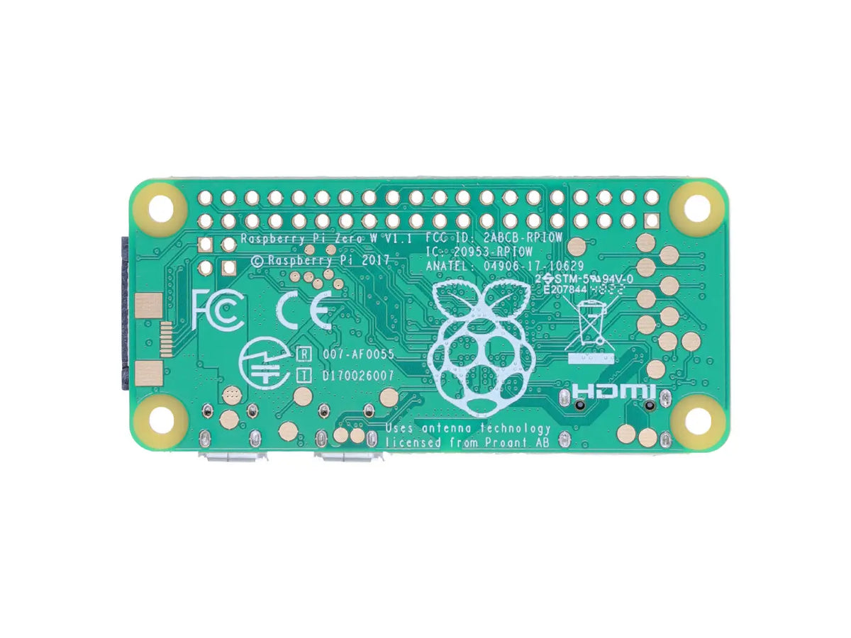 Raspberry Pi Zero W or WH, Compact Single Board Computer, Wi-Fi, Bluetooth, 40 GPIO Pins, 1GHz 512MB RAM, for IoT and Automation