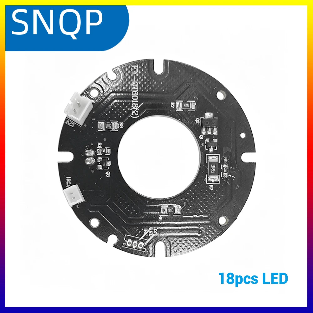 IR Infrared LED Board 850nm 18pcs LEDs Round Plate IR Illuminator Board Bulb For CCTV Security Camera