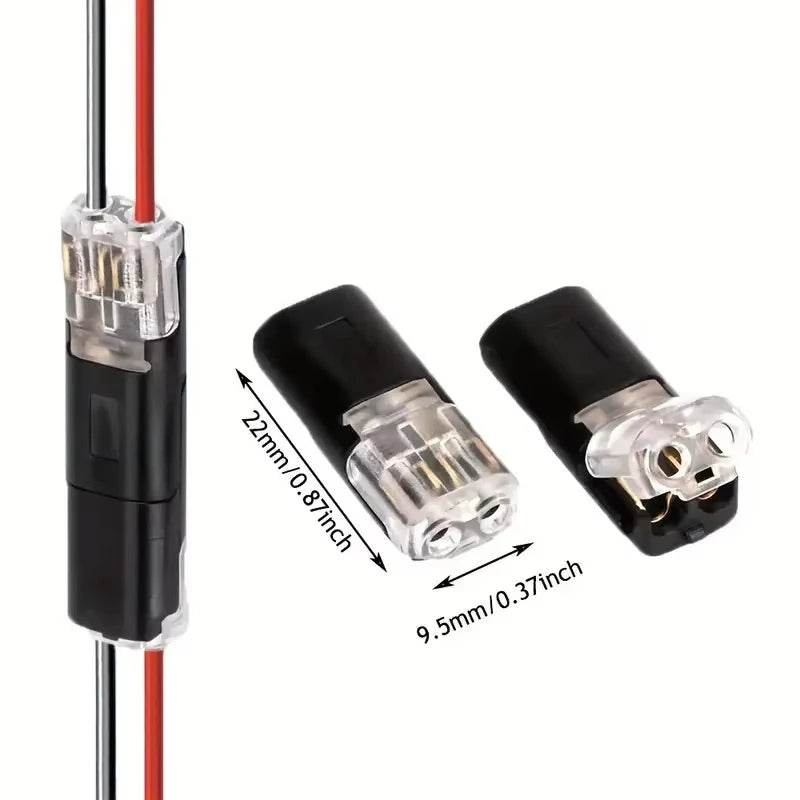 Premium Automotive Wire Connector Detachable Plug, No-Strip Quick Connect, Reliable Durable for Universal Electrical Connections