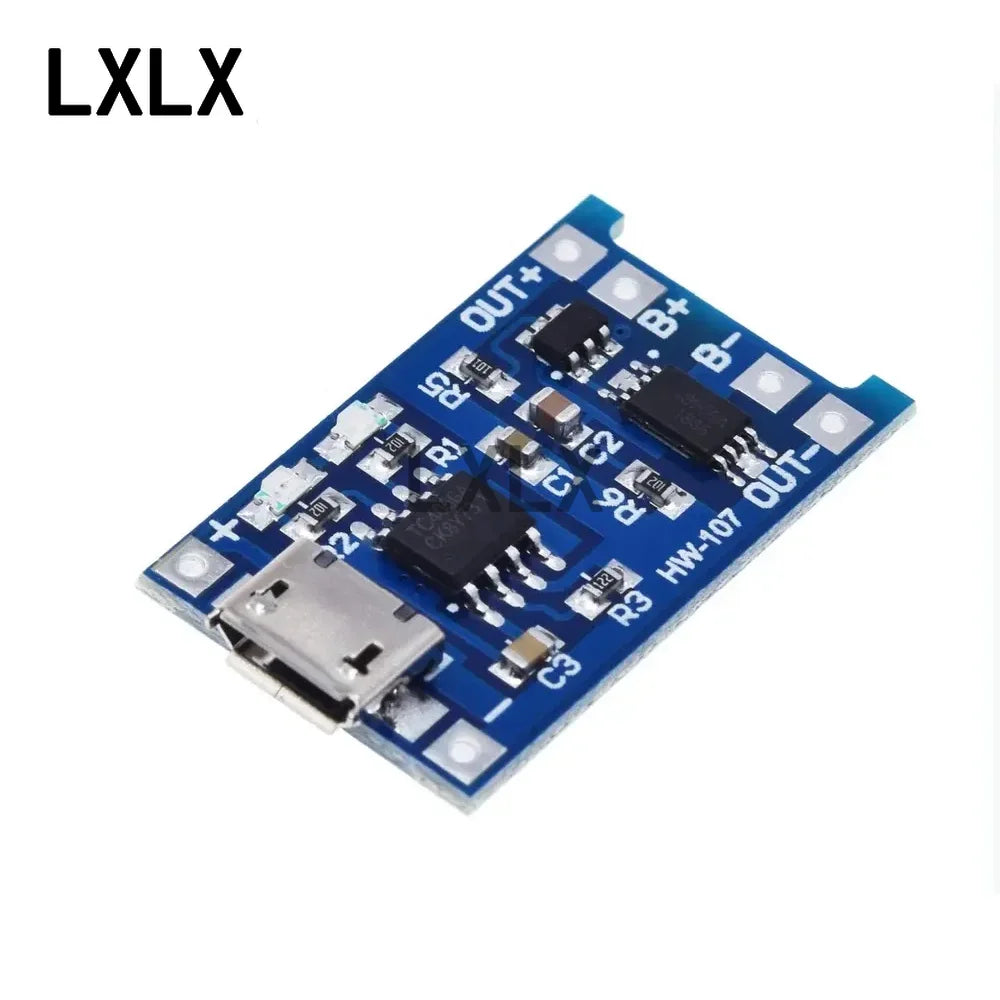 10Pcs TP4056 5V1A TYPE-C Micro USB MINI 18650 Li-ion Battery Charging Board Charging Module with Protection Dual Function