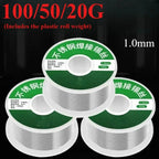 100/50/20g NEW Lighter Stainless Steel Soldering Tin Wire Tin Melt Rosin Core Solder Soldering Wire Roll No-clean FLUX 2.0%