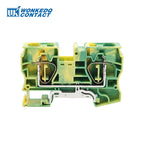 5Pcs ST 16-PE 16mm² Ground Connector Din Rai Terminal Blockl Spring-Cage Connection 16mm Earth Wire ST16-PE
