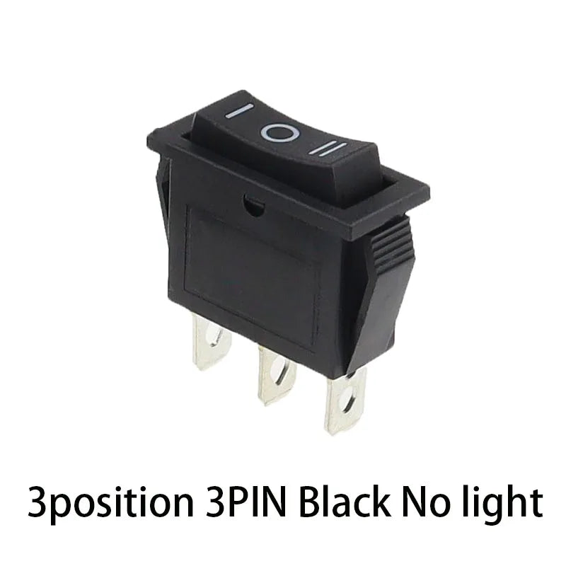 1PCS KCD3 Rocker Switch ON-OFF ON-OFF-ON 2 Position 3Pins Electrical equipment With Light Power Switch 16A 250V / 20A 125V AC