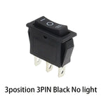 1PCS KCD3 Rocker Switch ON-OFF ON-OFF-ON 2 Position 3Pins Electrical equipment With Light Power Switch 16A 250V / 20A 125V AC