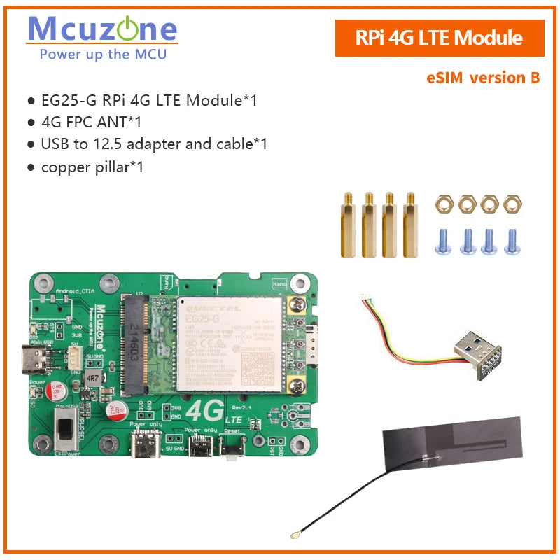 Quectel EG25-G Global BAND 4G LTE WCDMA GSM GPRS, for Raspberry Pi Rockchip ARM Android Linux Wince Windows  Quectel EG25