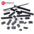 2.54mm PH7 Extra Plastic Height 2/3/4/5/6/7/8/9/-40P Round Dual Single Row PCB IC Crystal Transistor Socket Hole Female Header