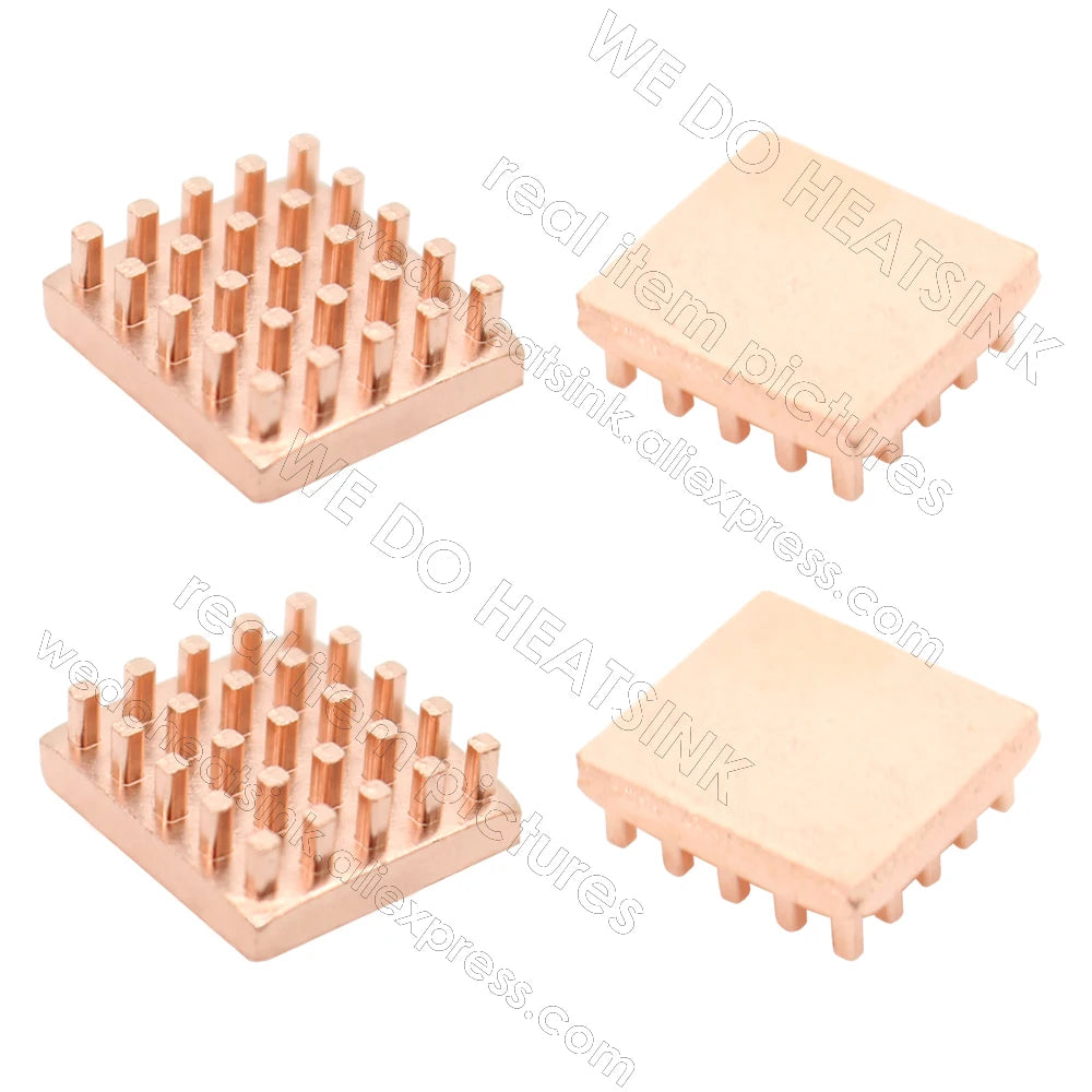 WE DO HEATSINK Small Tiny Useful Pure Copper Heat Sink Without or With Thermal Pad For Raspberry Pi Banana Pi IC Chipset Package