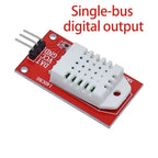 2/10/30/50Pcs AM2302 DHT22 Temperature And Humidity Sensor Module Red Circuit Board For Microcontroller Development