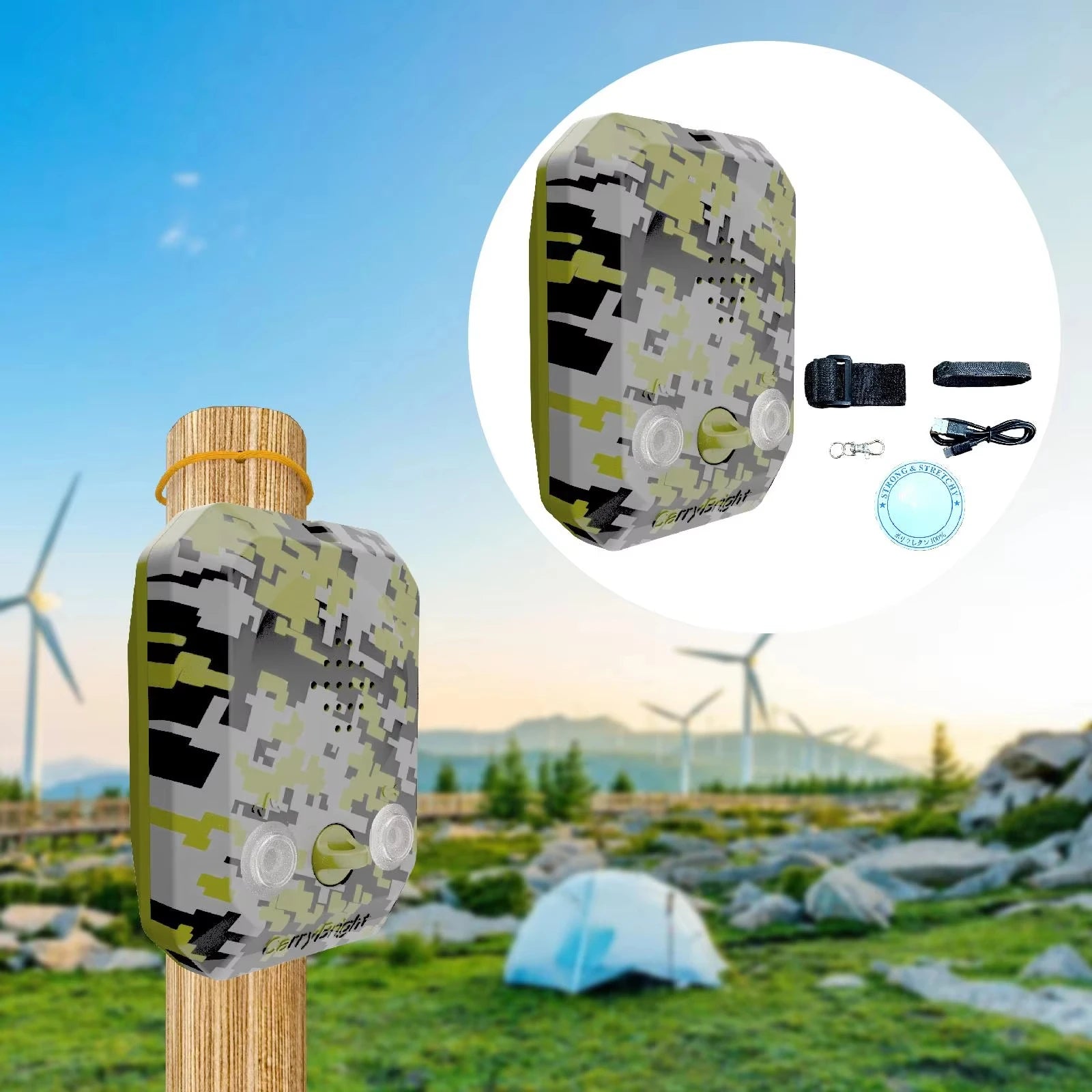 Camping Travel Alarm Wire Trigger Alarm Device Portable Trigger Wire Alarms Camping Trigger Wire Alarm Device | Security Alert
