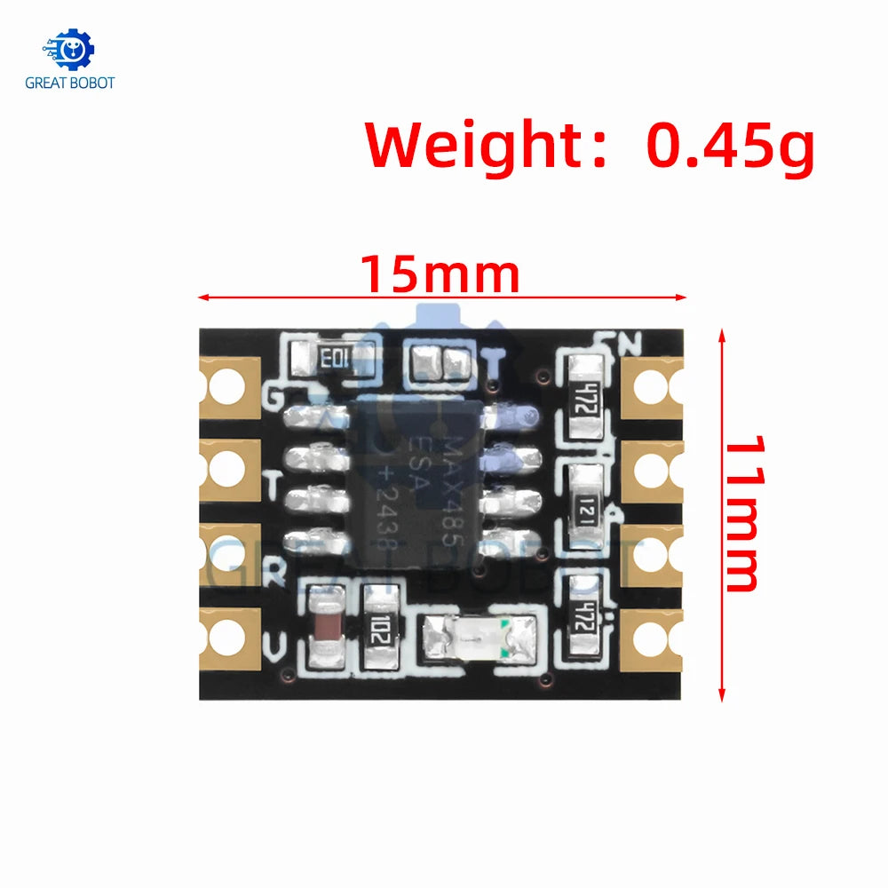 1~5PCS TTL to RS485 Communication Module (ZY-MAX485/SP485): 5V Level Conversion – Compatible for Arduino