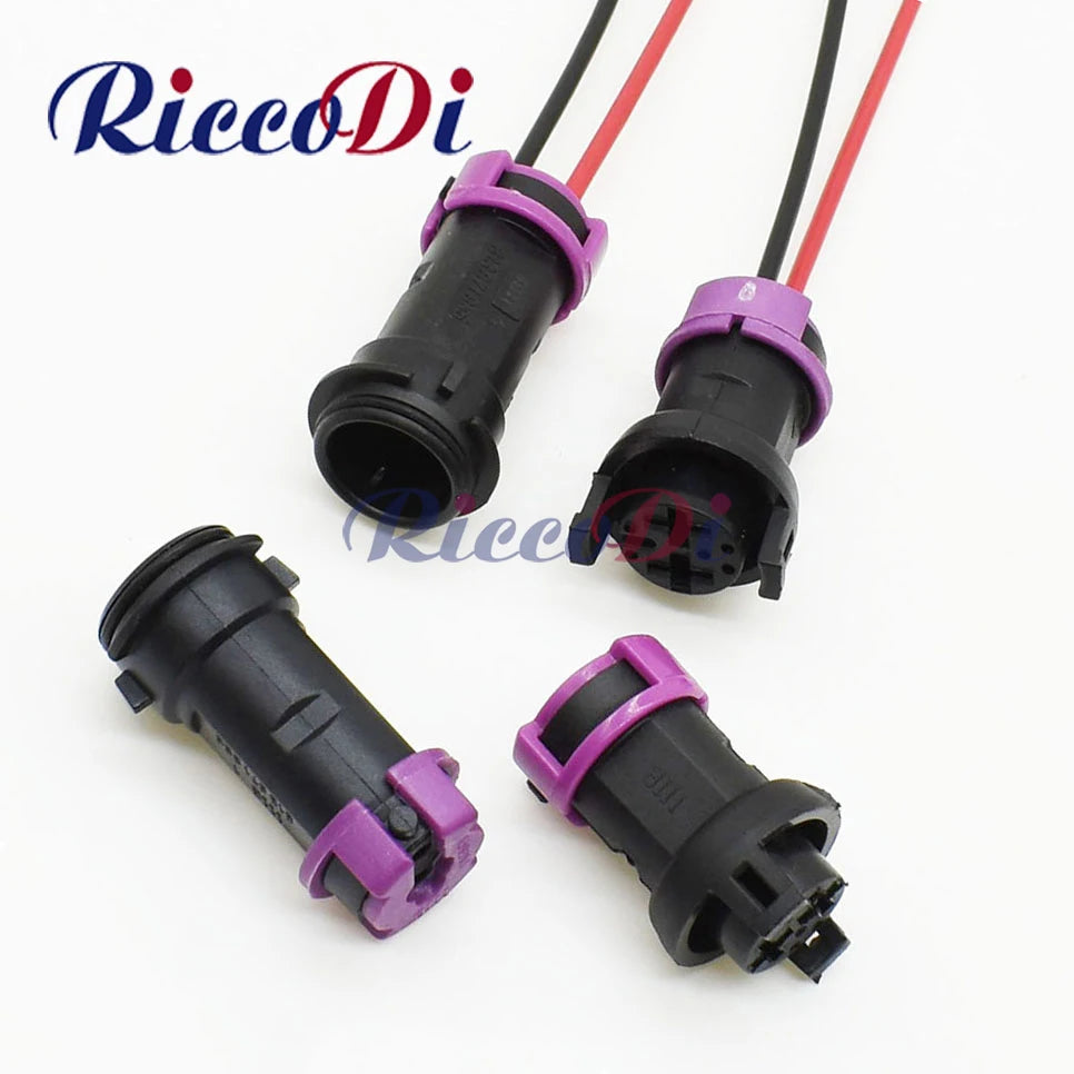 1 Set 813972926 813972923 2 Pin Male Female Circular Waterproof Fog Lamp Plug Connector For Car Toyota Mazda Rx7